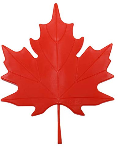 Pmandgk Rot Kunststoff Ahornblatt Zuhause dekorative Tuerstopper Tuerstopper
