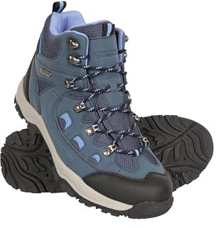 Mountain Warehouse Adventurer Womens Boots - Waterproof Rain Boots, Synthetic & Textile Walking Shoes - For Spring Summer, Hiking & Trekking Navy Adult Shoe Size 3