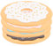 Veemoon 4 Stück Donut-untersetzer Süßer Untersetzer Donuts Dekorative Untersetzer Tumbler-pads Für Zu Hause Untersetzer Für Kaffeetassen Cup-pads Becher Abs Niedlich Isolierkissen