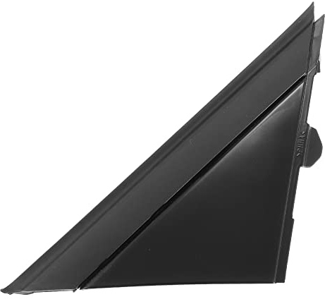 X AUTOHAUX Droit Rétroviseur Drapeau Triangle Cache Pour Fiat 500 12-19 | Matériau ABS, Couleur Noir Brillant, Dimensions 24x16.5x15cm, OE 1SD00KX7AA, Remplacement Facile, 1Pc