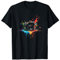 Kamera Splash Art Fotografie Spiegelreflex Fotograf Retro T-Shirt