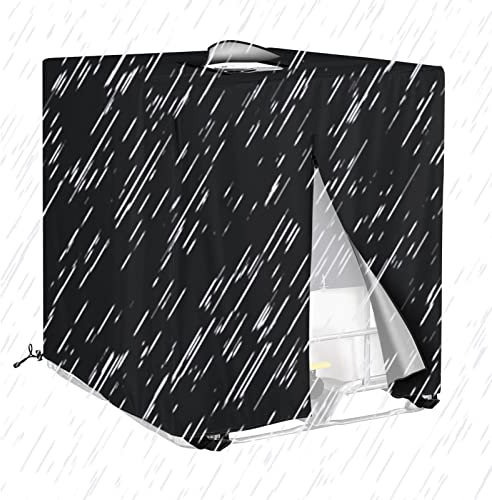 1000 l Wassertank-Abdeckung – IBC Tote | Outdoor 1000 l IBC Ton Fass Regenfass Wassertank Schutzhülle mit Reißverschluss, wasserdicht, 420D Oxford-Stoffbezug