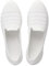 Puxowe Damen Ballerina Slip On Stricken Kleid Flache Schuhe Runde Zehe Ballerina Walking Pumps Schuhe für Frauen Bequem Elegant 38 EU White