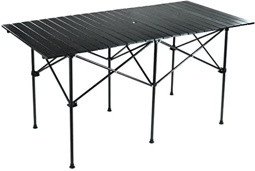 ZYMEN Tragbarer Klapptisch aus Aluminiumlegierung, Picknick-Campingtisch, ultraleichte Campingmöbel Commemoration Day