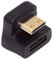 chenyang Mini HDMI 1.4 Anschluss Mini HDMI Port Sparer 360 Grad U förmiger nach oben abgewinkelter Verlängerungsadapter