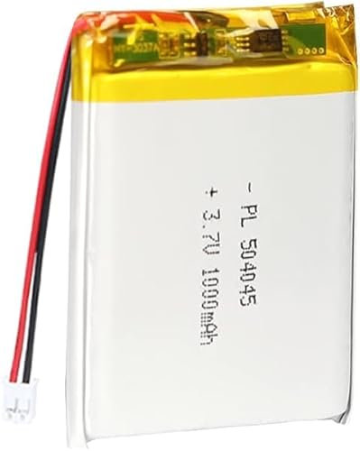 3.7V 1000MAH 504045 Paquet De Batterie De Polymère Lithium Rechargeable De La Batterie De Lipo avec Connecteur JST