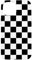 iPhone 15 black-and-white chess checkerboard checkered pattern, Case