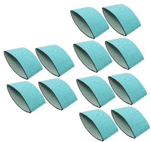 Garneck 12pcs Chillys Coffee Cup Sleeves Reusable Neoprene Insulated Sleeves for Hot Drinks Portable