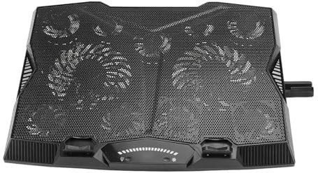 Supporto per Dispositivo di Raffreddamento per Laptop, Dispositivo di Raffreddamento per Laptop con Angolo Regolabile Tappetino di Raffreddamento per Notebook Leggero con Potente