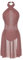 RUNQHUI Body da ballo contemporaneo da donna, con strass, senza maniche, per pattinaggio artistico, ginnastica, A Rosa Polvere, S