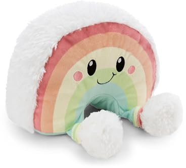 NICI Kuschelfigur Regenbogen Nibsi 28cm - bunt - Weiche Plüschfigur – niedlicher, Flauschiger Regenbogen zum Kuscheln & Spielen, für Kinder & Erwachsene – tolle Geschenkidee | 62317