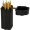 Weedness Joint-Hülle 6er Schwarz Geruchsdicht King Size Long Paper - Transporthülle Aufbewahrung Tube Case Etui Behälter Luftdicht Box Röhrchen
