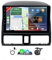 LICHENGTAI 4+64G Android 14 Doble DIN Radio para Honda CRV 2001-2006 con Carplay Android Auto, 9 Pulgadas Autoradio con Bluetooth GPS WiFi Mirror Link FM/RDS SWC Cámara Trasera