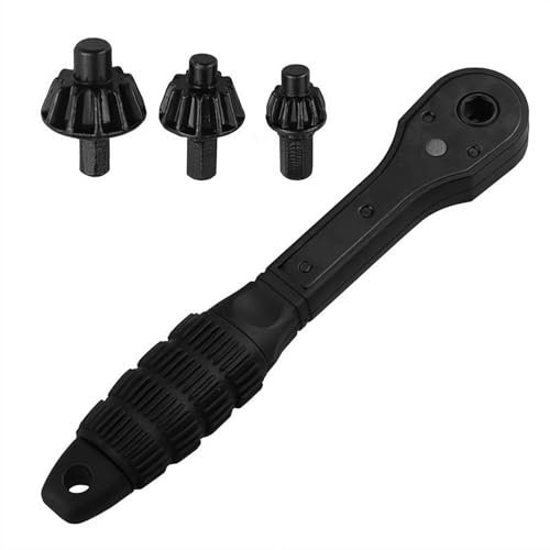 Chiave a cricchetto 2 in 1 per mandrino/chiave a cricchetto, strumento di ricambio universale per mandrino per stringere trapani allentati, compatibile con la maggior parte dei trapani elettrici e
