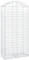Gabbione ad arco zincato 100 x 50 x 200/220 cm - Gabbia in metallo pietra per giardino e decorazione esterna, gabbione durevole per paesaggistica, recinzione decorativa