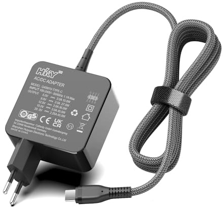 HKY 45W Cargador Carga Rapida USB C Cargador Rapido para Samsung Galaxy S25 Ultra/S25+/S25/S24 Ultra/S24/S23+/S23/S22 Ultra/S22,Tab A9+ XSM-X210NZAEEUE/S10 FE AI-Tablet/Tab P620 S6 Lite Android Tablet