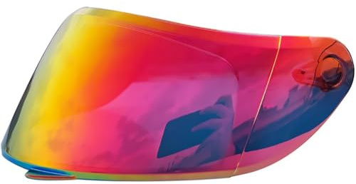 Letetexi Helm Ersatzvisier Abnehmbar Motorradhelm Visier Ersatz Winddicht PC Schild Sport Freizeit Im Freien Outdoor Motorrad Fahren Bunt Ersatzvisier