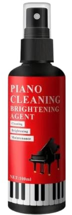 Piano Gloss Spray – 5.50 Inch Piano Polìsh & Cleaner | 100ml Stain Remover Spray – Professional Instrument Maintenance Care Kit, Free Towel Is Ideal for Studio Teaching Session Performance Upkeep