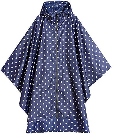 PRETYZOOM Regen Ponchos Tragbare Wiederverwendbare Notfall Regenm?ntel Schutzanzüge Kleider Overalls (Blau)