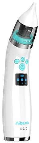 Electric Baby Nasale Aspiratore, USB Cleaner Naso Ricaricabile con 4 Ugelli di Aspirazione E Chiaro Clip Stuffy Noses Rapidamente, per Lattanti Sicuro Ed Igienico