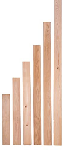 Gartenwelt Riegelsberger Glattkantbrett Lärche 20 x 95 mm Länge 50 cm Konstruktionsholz 4-seitig glatt