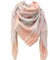 Tybiky Damen Schal Kariert übergroßer Warm Weich Strickschal Karo XXL Winterschal Herbstschal Wolleschal Frauen Deckenschal Halstuch Scarf Poncho Cape (Rosa)