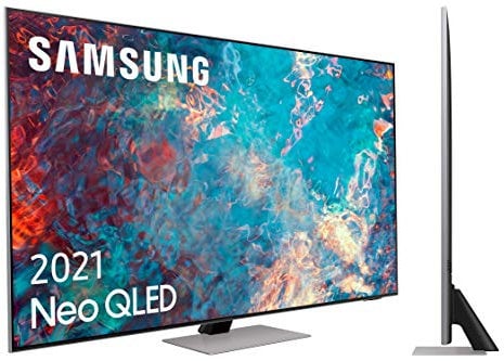 Samsung Neo QLED 4K 2021 55QN85A - Smart TV de 55 con Resolución 4K UHD, Quantum Matrix Technology, Procesador Neo QLED 4K con Inteligencia Artificial, Quantum HDR 1500, OTS