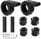 QIMEI-SHOP Support de Montage de Lumière Travail 19-32mm Universelle Pince de Tube de Barre Fixation pour Tout-terrain Voiture Camion Moto 2 Pièces