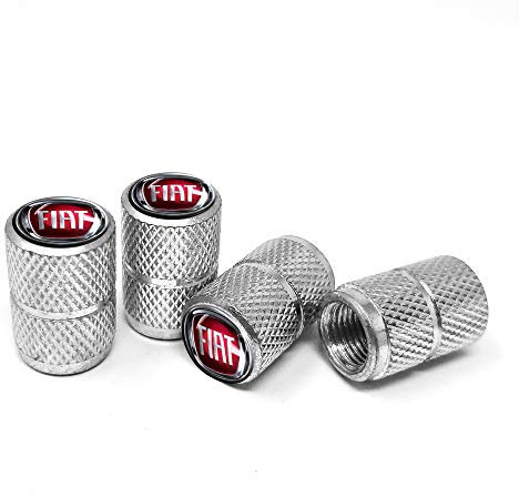 Tappi Cappucci Coprivalvole Compatibili per Fiat Pneumatici Universali, Set da 4