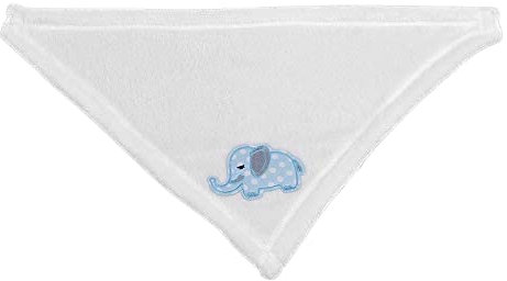Baby Halstuch mit Elefant blau aus Nicki Plüsch *NEU*
