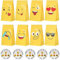 24 Stück Papiertüten,Emoticons Papier Candy Tüten,Partytüten Papier,Tüten Papier Geschenk,Geschenktüten zum Befüllen,Papiertüten für Kindergeburtstag Mitgebsel.…
