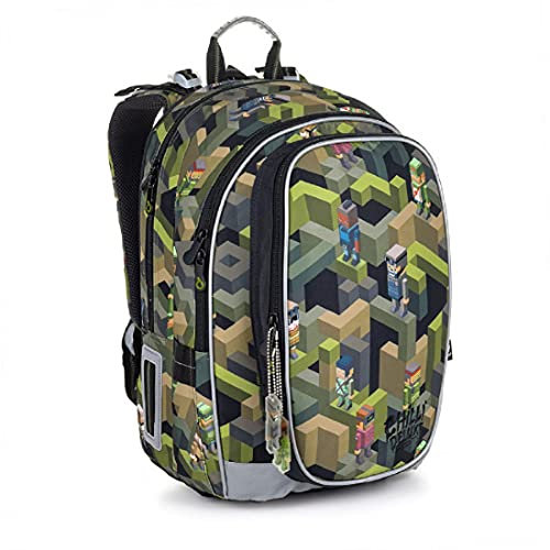 TOPGAL Schulrucksack für Jungen ab - 3. Klasse - MIRA 20046 (PixelArt)