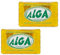 ALGA Reine Waschseife 100 % umweltfreundlich und biologisch abbaubar für Handwäsche und Maschinenwäsche – 2 Stück à 400 g – insgesamt 800 g