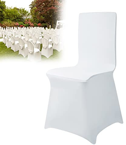 YRHome Universell Stuhlhussen Stretch Stuhlüberzug Stuhlbezüge für Hochzeit Taufe Geburtstagsfeier Dekoration für Hochzeitsfeiern Taufen und Geburtstagspartys (50 Stück)
