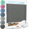 Schuette® Plissee ohne Bohren ● Melange Kollektion: Black Pearl (Schwarz) ● 125x120cm (Breite x Höhe) ● Suprafix Faltrollo X Klemmfix Rollo ● Blitzschnelle Montage inkl. Video