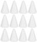 Happyyami Weihnachtsdekorationen Kuchenform Hochzeitsdeko Kegel Zum Basteln 12Pcs ?e - Schaumkegel Styroporkegel Weihnachtskegel Formschaumschaumbaumkegel 10 * 7 cm Tortendeko Torten Zubehör