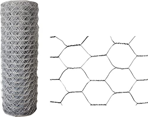 Enrejado de Triple torsión de Malla Hexagonal 31 mm - Rollo de 50m x 100cm