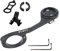PLATT Bike Computer Mount for Wahoo Elemnt,Aluminum Alloy Bicycle Wahoo Elemnt Mount Compatible with 31.8mm 25.4mm Handlebar(Black)