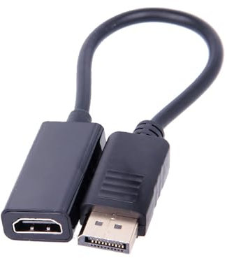 REY Adaptador DP (DisplayPort) Macho a HDMI Hembra, hasta 4K