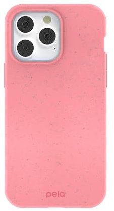 Pela Handyhülle für iPhone 14 Pro Max, Kaugummirosa, schützende Handyhülle, umweltfreundlich, kompatibel mit iPhone 14 Pro Max