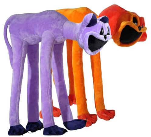 Kouipoie Smiling Plüschtiere Süße Cat und Dog Kuscheltiere für Kinder und Erwachsene, Perfekte Spielzeug Geschenke für Kinder Jungen ab 5 6 7 8 9+ Jungen und Mädchen, (2PCS)