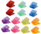 SEWACC 14st Transparenter Ordner Haushalt Büroklammer Miniclips Schwarze Büroklammern Mini-ordner Bürorechnungsclips Große Ordnerklemme Klemmbinder Große Büroklammern Datei Plastik