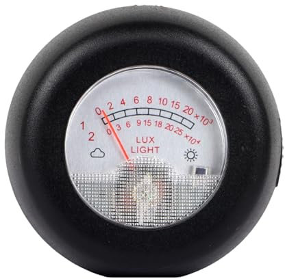 Jlkegfdf Illuminance Light Meter - Handheld Temperature Gauge - 2 in 1 Light Temperature Meter for Film Photography Plants Photometer Lighting Intensity Brightness Measurement