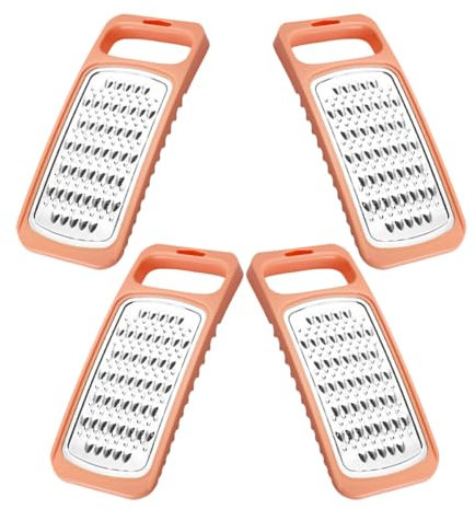 Uonlytech 4stücke Teiliges Ergonomischer Edelstahl-gemüsereiben Multifunktionale Verschleißfeste Kartoffel Und Karottenreibe Für Haushalte Und Profiköche Für Müheloses Kochen