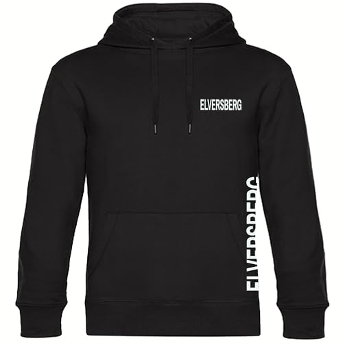multifanshop Kapuzen Sweatshirt - Elversberg - Brust & Seite