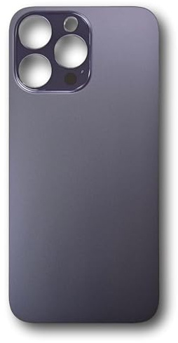 Smartex® Rückseite Glas Akkudeckel Ersatz kompatibel mit iPhone 14 Pro Max | Rückglas KEIN Logo (Lila)