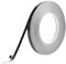 GORGECRAFT Glänzendes Polyesterfolienband 50 m X 10mm Selbstklebend Für Wandleisten Schwarzes Wasserfestes Dekorband Abziehbar Und Aufklebbar Spiegelbordüren Fliesen Dichtungsstreifen Für DIY Wandgraf