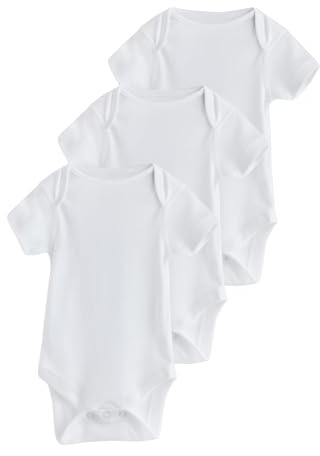 NEXT Baby Hautfreundliche Body, 3er-Pack