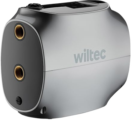 Wiltec automatische Magnetkreiselpumpe 450 W, Magnetpumpe mit 30 m Förderhöhe, Kreiselpumpe für Haus und Garten