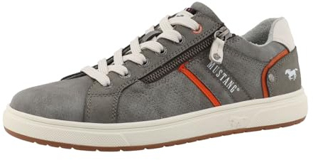 MUSTANG Herren Sneaker mit Reißverschluss und Schnürung 15M0061005